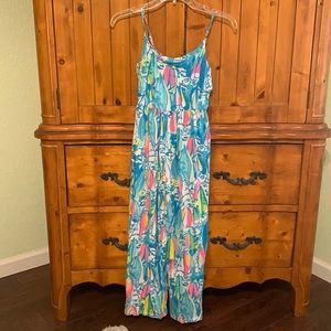 Girls Lilly Pulitzer Sailboat Jumpsuit